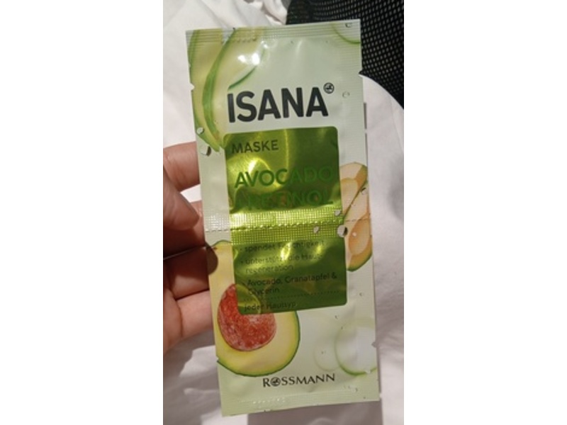 Rossmann Isana Mask, Avocado, 16 mL