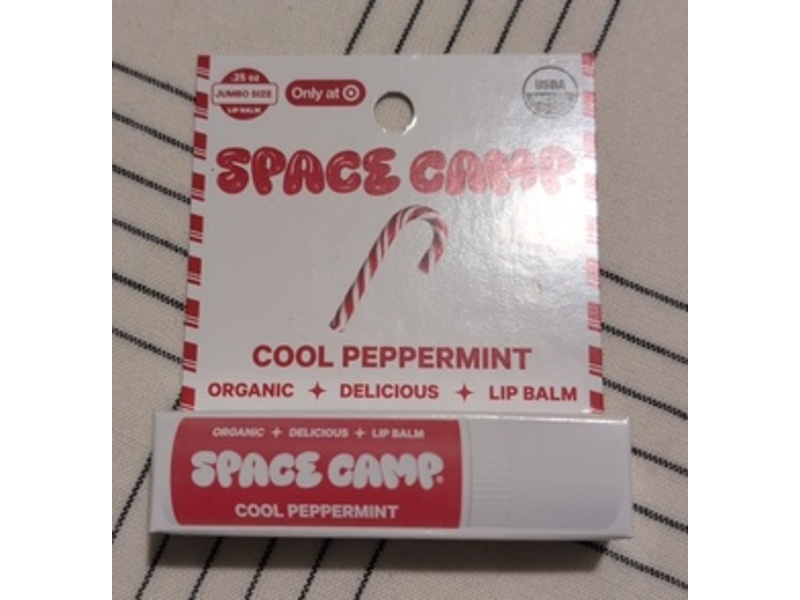 Space Camp Lip Balm, Cool Peppermint, 0.25 oz