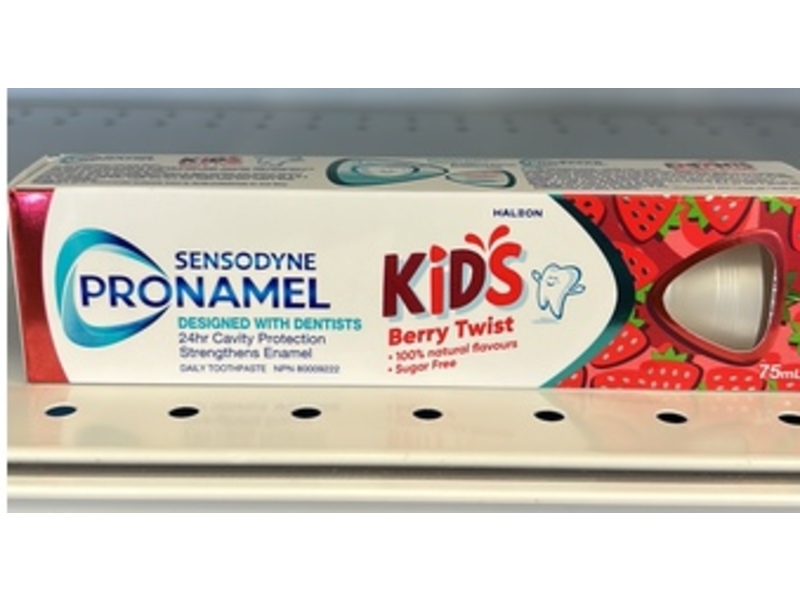 Sensodyne Pronamel Kids Daily Toothpaste, Berry Twist, 75 mL