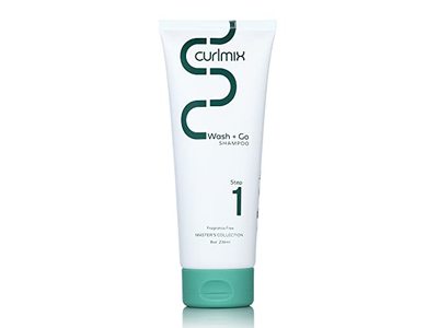 CurlMix Wash + Go Shampoo, Fragrance Free, 8 oz/236 mL