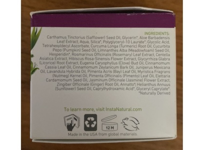 InstaNatural Exfoliating Glycolic Face Mask, 2 oz/56 g