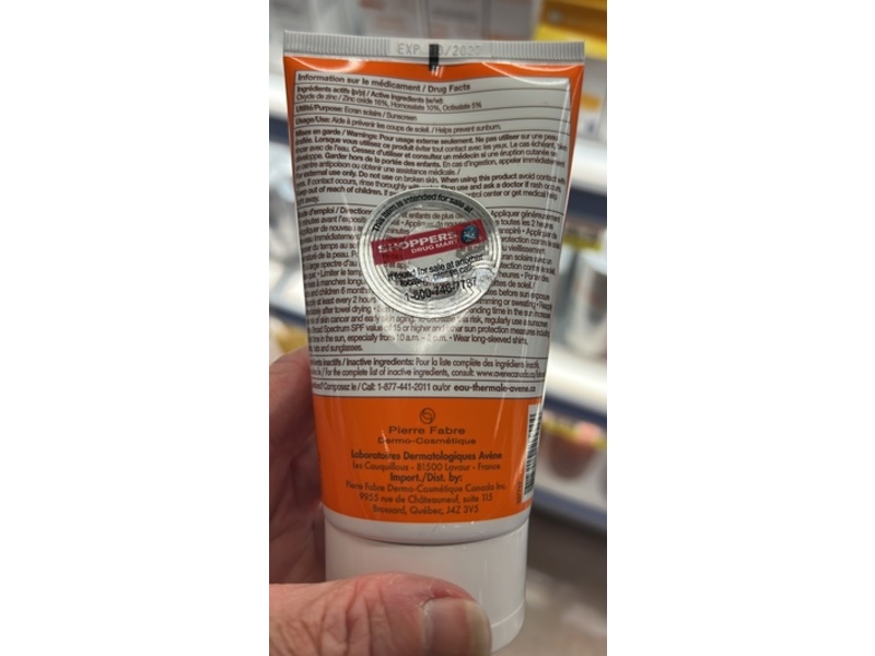 Avene Invisible Face & Body Lotion, SPF 50, 150 mL