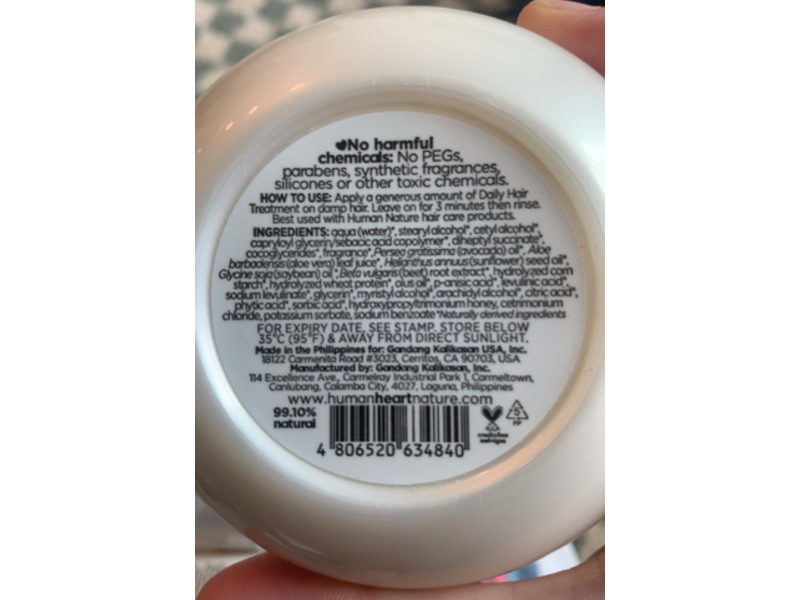 Human Nature Natural Daily Hair Treatment, 5.3 oz/150 g