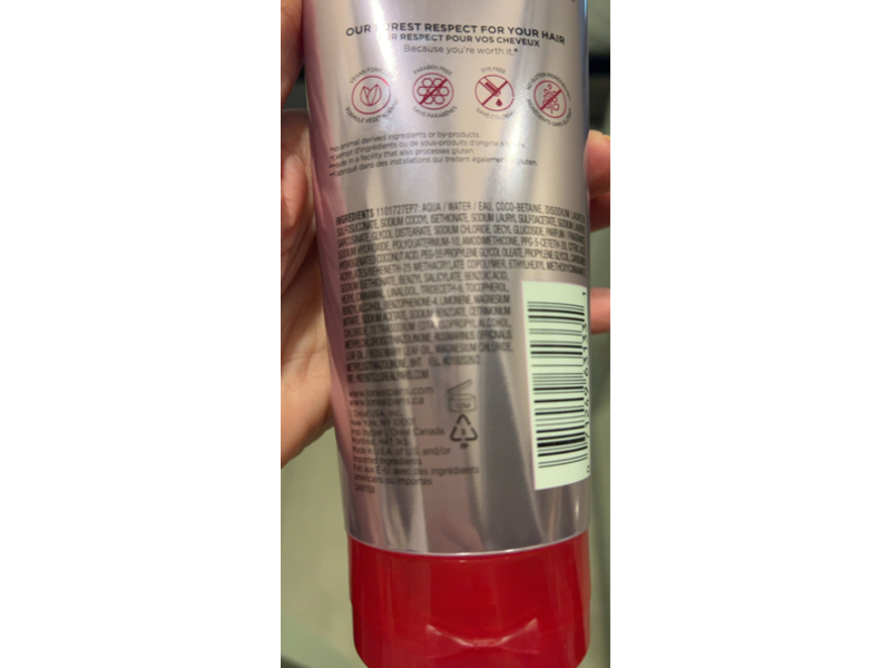 L'Oreal Paris Ever Pure Moisture Shampoo, Rosemary, 11.05 fl oz/325 mL