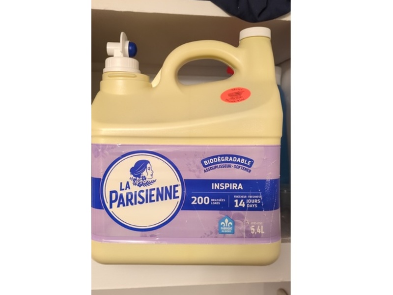 Inspira Biodegradable Fabric Softener, 200 Loads, 5.4 L