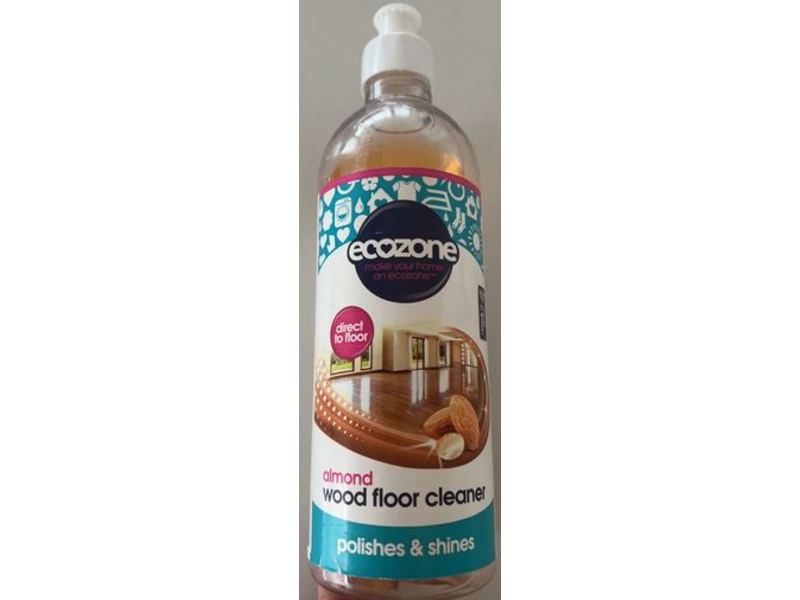Ecozone Wood Floor Cleaner Polishes & Shines, Almond, 500 mL