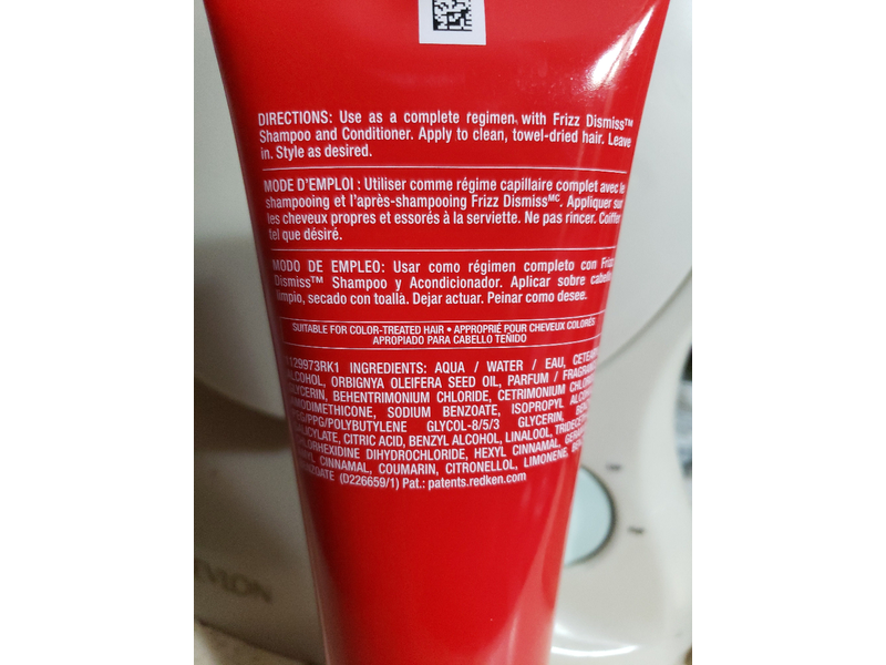 Redken Frizz Dismiss Rebel Tame Leave-In Smoothing Control Cream, 8.5 Fl oz/250 ml