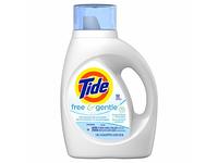 Tide Free & Gentle Liquid Laundry Detergent, 32 loads 46 fl oz - thumbnail 1
