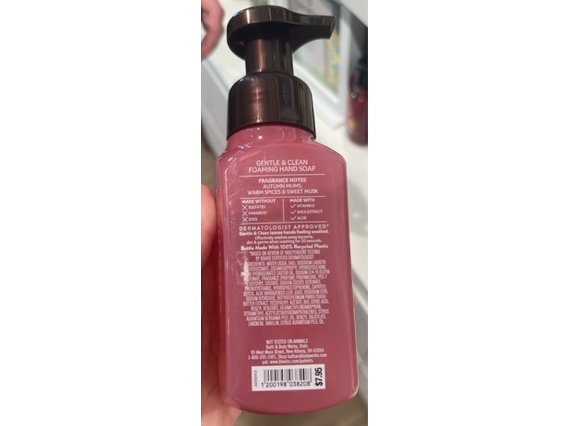 Bath & Body Works Gentle & Clean Foaming Hand Soap, Sweet Mum Blossom, 8.75 fl oz/259 mL