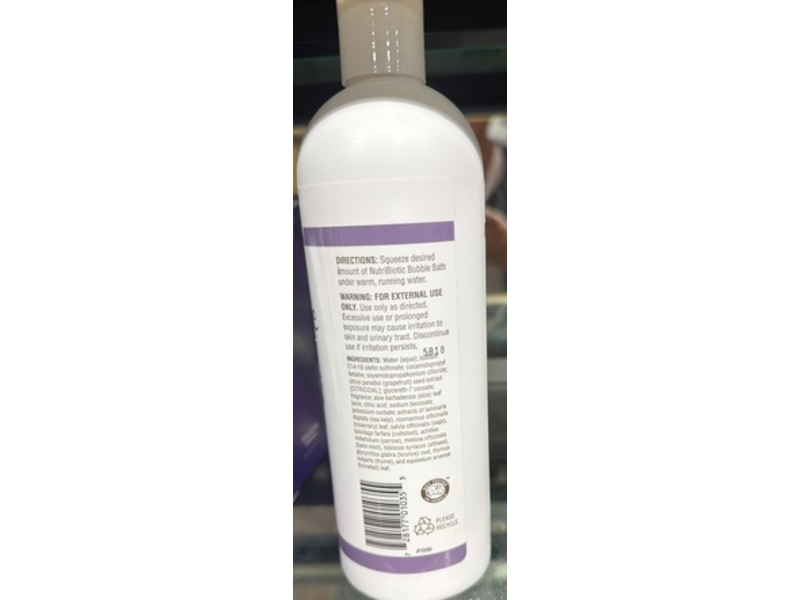 NutriBiotic Bubble Bath, Fresh Fruit, 16 fl oz/473 mL