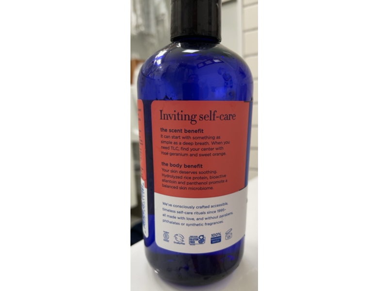 Eo Warm Embrace Bubble Bath, Rose Geranium, 12 fl oz/355 mL