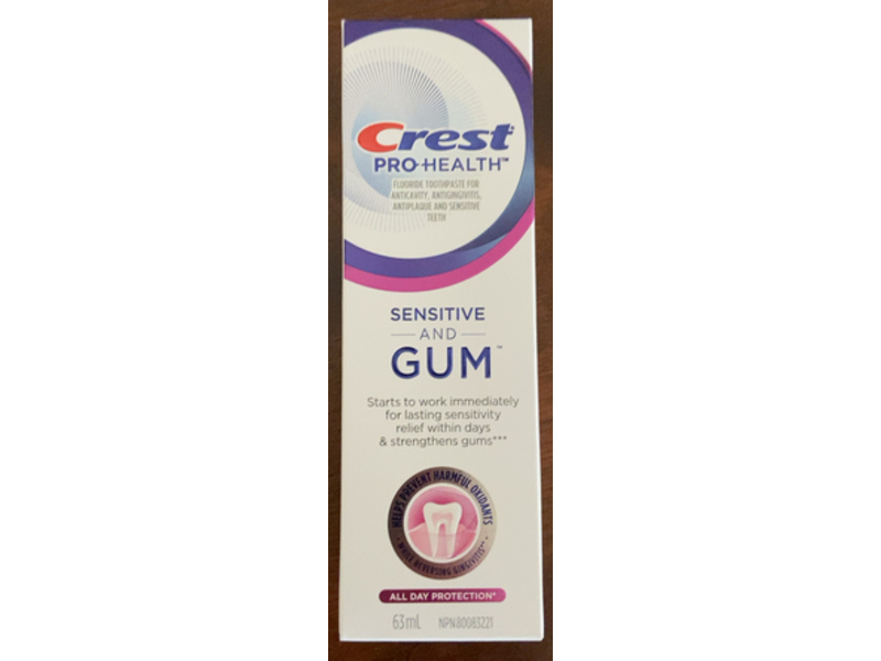 Crest Pro-Health Sensitive & Gum Toothpaste, 63 mL