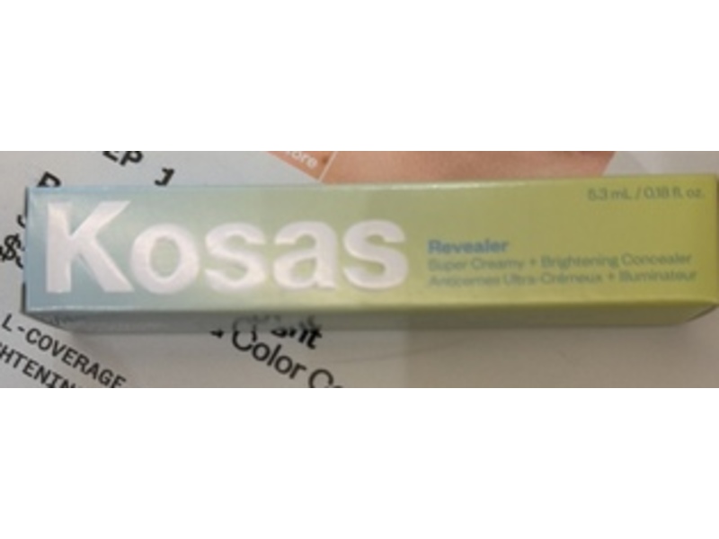 Kosas Revealer Super Creamy + Brightening Concealer, Tone 3.8 N, 0.18 fl oz/5.3 mL