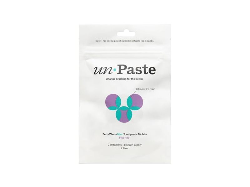 Unpaste Toothpaste Tablets, Fluoride Mint, 2.8 oz, 250 Count