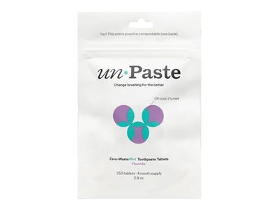 Unpaste Toothpaste Tablets, Fluoride Mint, 2.8 oz, 250 Count