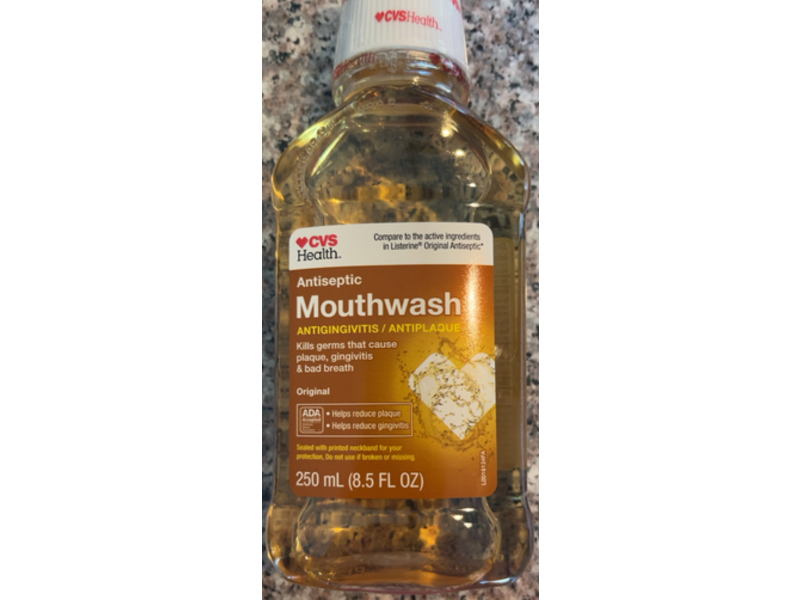 Cvs Health Antiseptic Mouthwash, Original, 8.5 fl oz/250 mL