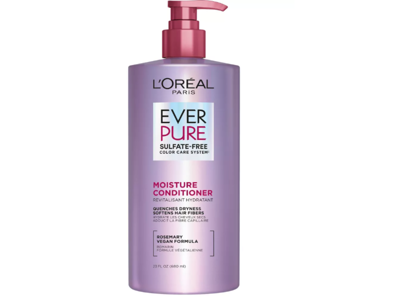 L'Oreal Paris Ever Pure Moisture Conditioner, Rosemary, 23 fl oz/680 mL