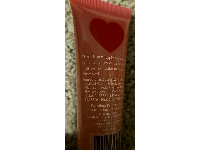 Appeal Exfoliating Sugar Body Scrub, Melon Crush, 1 oz/30 mL