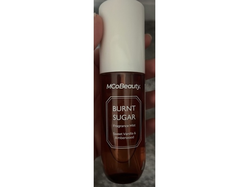 MCoBeauty Burnt Sugar Fragrance Mist, Sweet Vanilla & Amberwood, 3.04 fl oz/90 mL