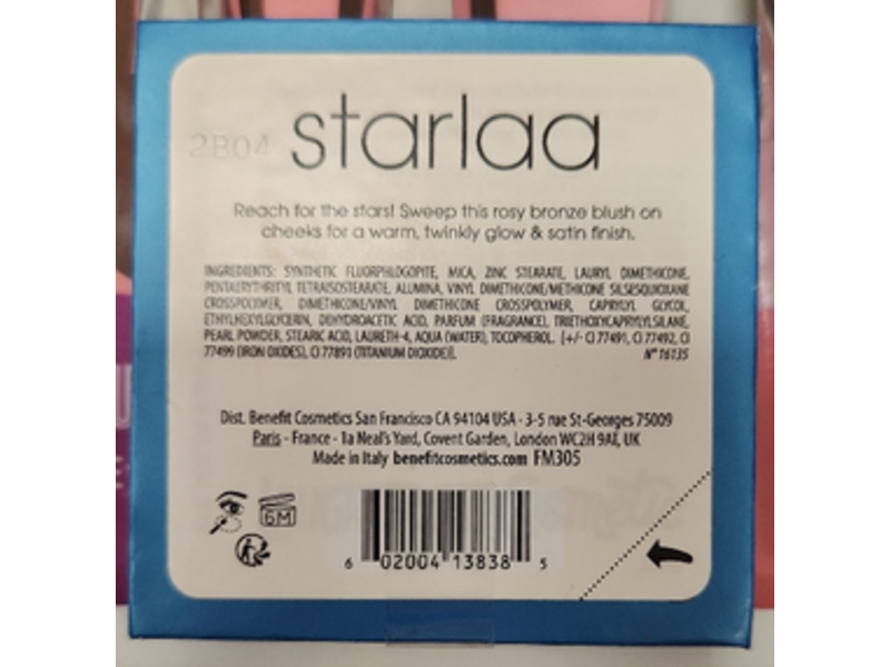 Benefit Bronze Blush, Starlaa Rosy , 0.21 oz/6 g