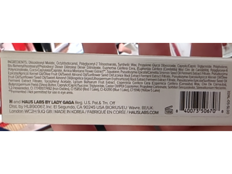 Haus Labs color Fuse Glassy Blush Balm, Glassy Watermelon, 0.18 oz/5 g