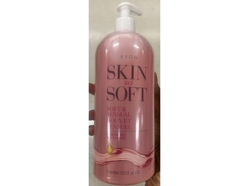 Avon Skin So Soft Shower Gel, Soft & Sensual, 33.8 fl oz/1 L