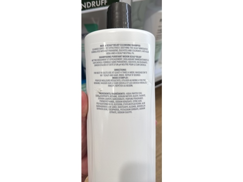 Nioxin Pro Clinical Cleansing Shampoo, Scalp Relief, 33.8 fl oz/1 L