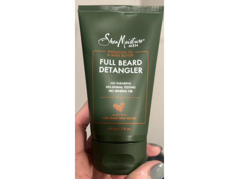 SheaMoisture Full Beard Detangler, Maracuja Oil & Shea Butter, 4 fl oz/118 mL