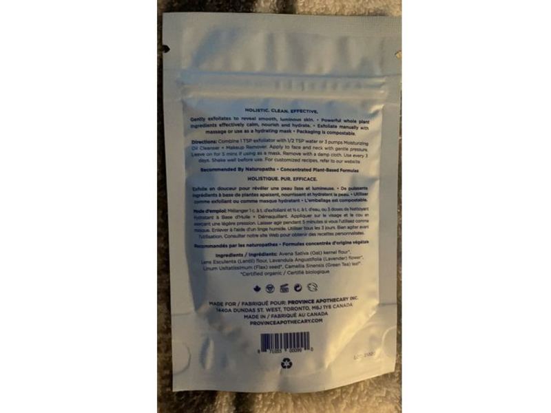 Province Apothecary Regenerating Exfoliator + Resurfacing Mask, Lavender & Green Tea, 2 oz/60 g