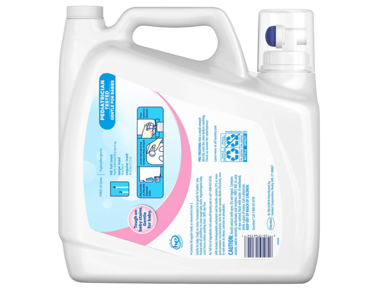All Stain Lifters Baby Laundry Detergent, 94 Loads, 141 fl oz/4.17 L