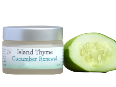 Island Thyme Cucumber Renewal Day Cream, Cucumber Seed & Argan, 50 mL