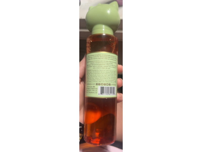 Pixi x Hello Kitty Glow Tonic Exfoliating Toner, 5% Glycolic Acid, 8.5 fl oz/250 mL