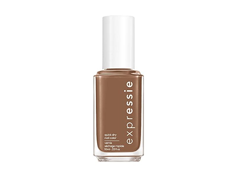 Essie Expressie Quick-Dry Nail Polish, Mid-Day Mocha, 0.33 fl oz/10 mL