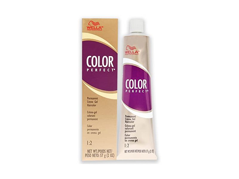 Wella Color Perfect Creme Gel Permanent Haircolor, 5BR Spicy Brown Red