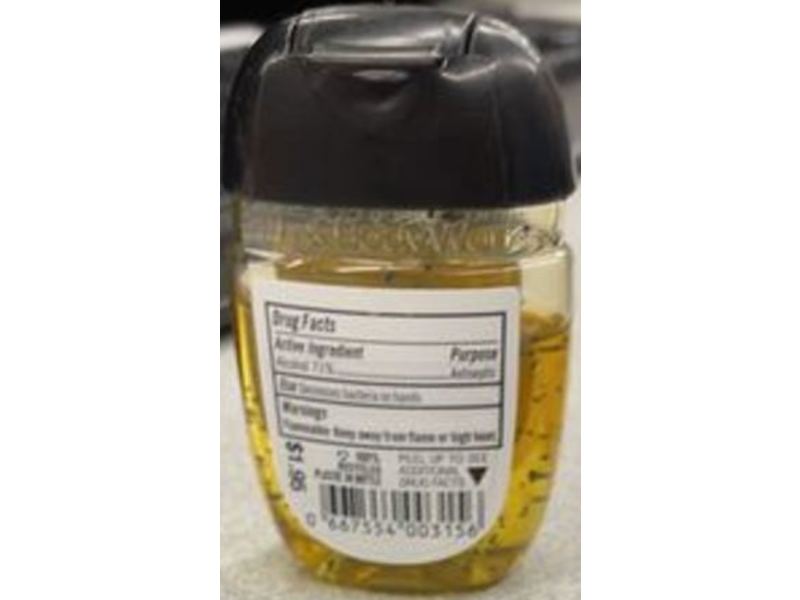 Bath & Body Works Hand Sanitizer, Sunshine & Lemons, 1 fl oz/29 mL