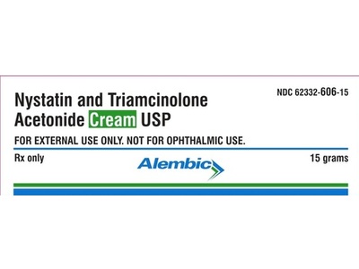 Nystatin and Triamcinolone Acetonide Cream, 15 g, Alembic (Rx)