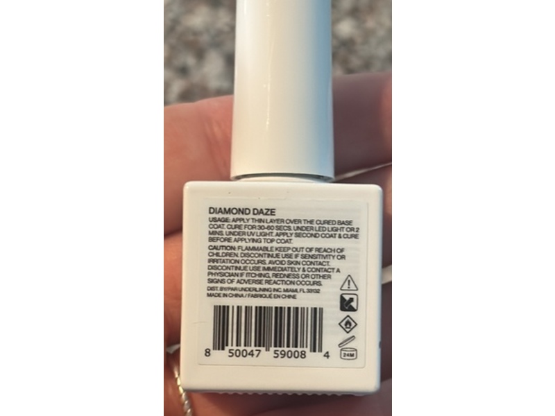 Nailboo Forever Glaze Gel Polish, Diamond Daze, 0.3 fl oz/9 mL