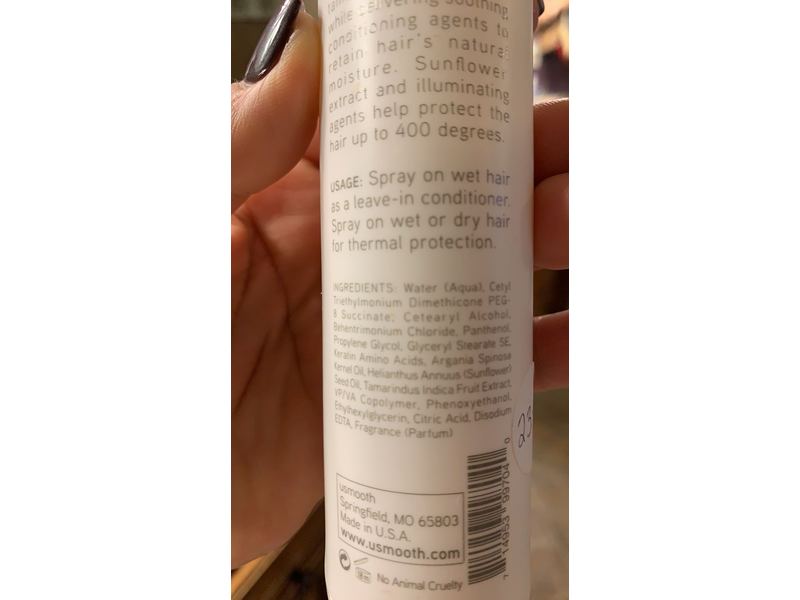 Usmooth Protect Thermal Detangler, 5.1 Ounce