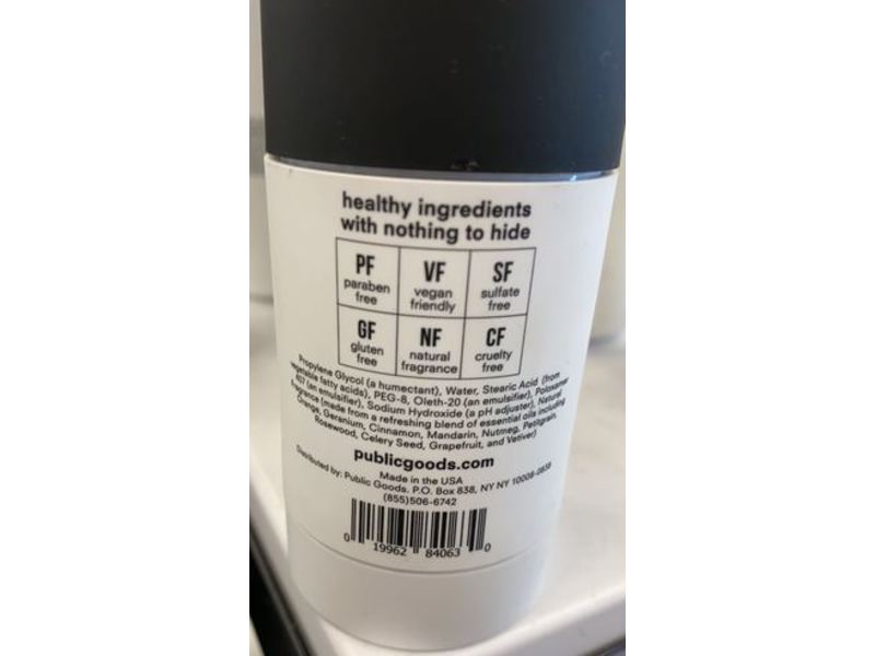 Public Goods Deodorant, 2.5 oz
