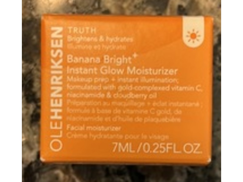Olehenriksen Banana Bright Instant Glow Facial Moisturizer, 0.25 fl oz/7 mL