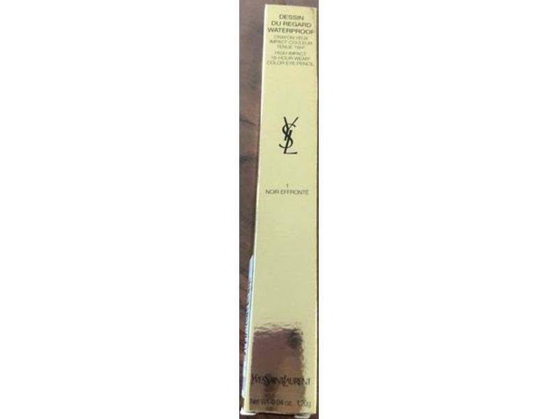 Yves Saint Laurent Dessin Du Regard Waterproof Eye Pencil, 1 Noir Effronte, 0.04 oz/1.20 g