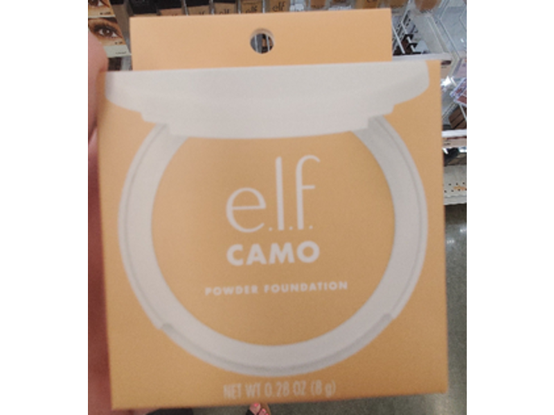 e.l.f. Camo Powder Foundation, Light 240 W, 0.28 oz/8 g