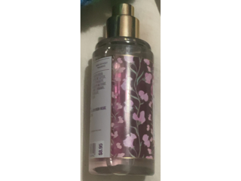 Bath & Body Works Fragrance Mist, Sweet Pea, 75 mL