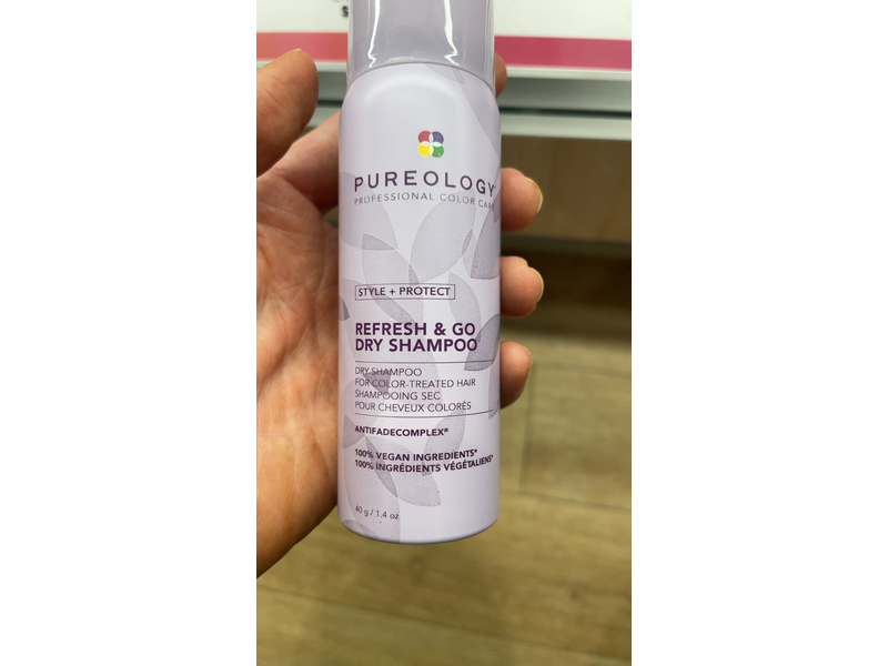 Pureology Refresh & Go Dry Shampoo, Color-Treated Hair, Style + Protect, 1.2 oz/34 g