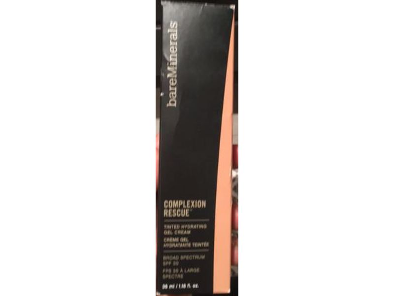 Bareminerals Complexion Rescue Tinted Hydrating Gel Cream, SPF 30, 07 Tan Amber, 1.18 fl oz/35 mL