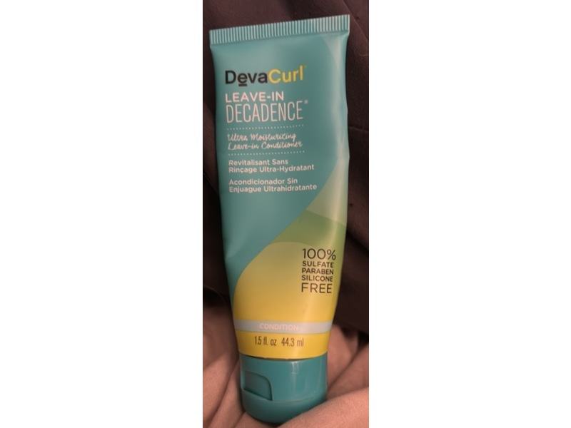DevaCurl Leave-In Decadence Ultra Moisturizing Leave-In Conditioner, 1.5 fl oz/44.3 mL