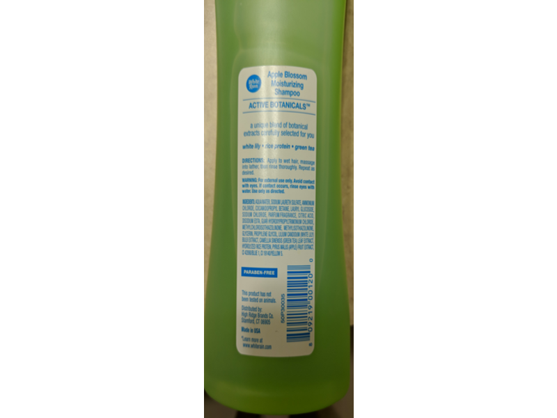 White Rain Moisturizing Shampoo, Apple Blossom, 18 fl oz / 532 mL
