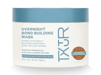 Txtur Overnight Bond Building Mask, Moringa Oil Aloe Vera & Quinoa Peptides, 0.13 oz/369 g