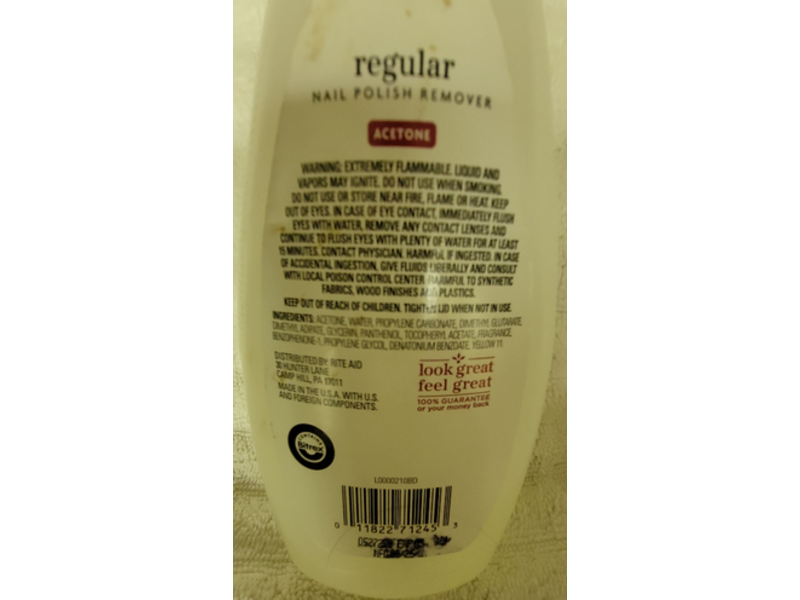 Daylogic Nail Polish Remover, Regular, Acetone, 10 fl oz/295 mL