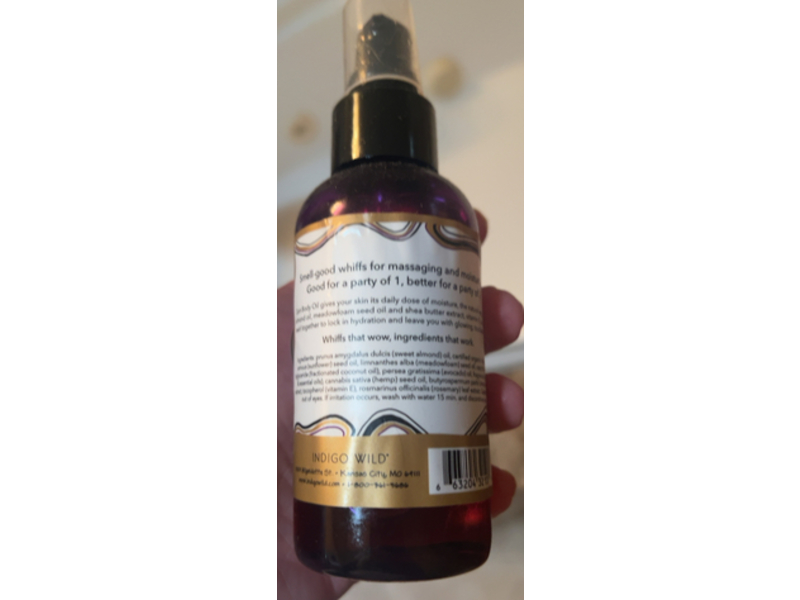 Zum Massage and Body Oil, Frankincense and Myrrh, 4 fl oz/118 mL
